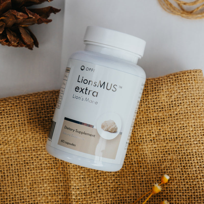 LionsMUS extra, Oroszlánsörény gomba (OPFE étrend-kiegészítő)