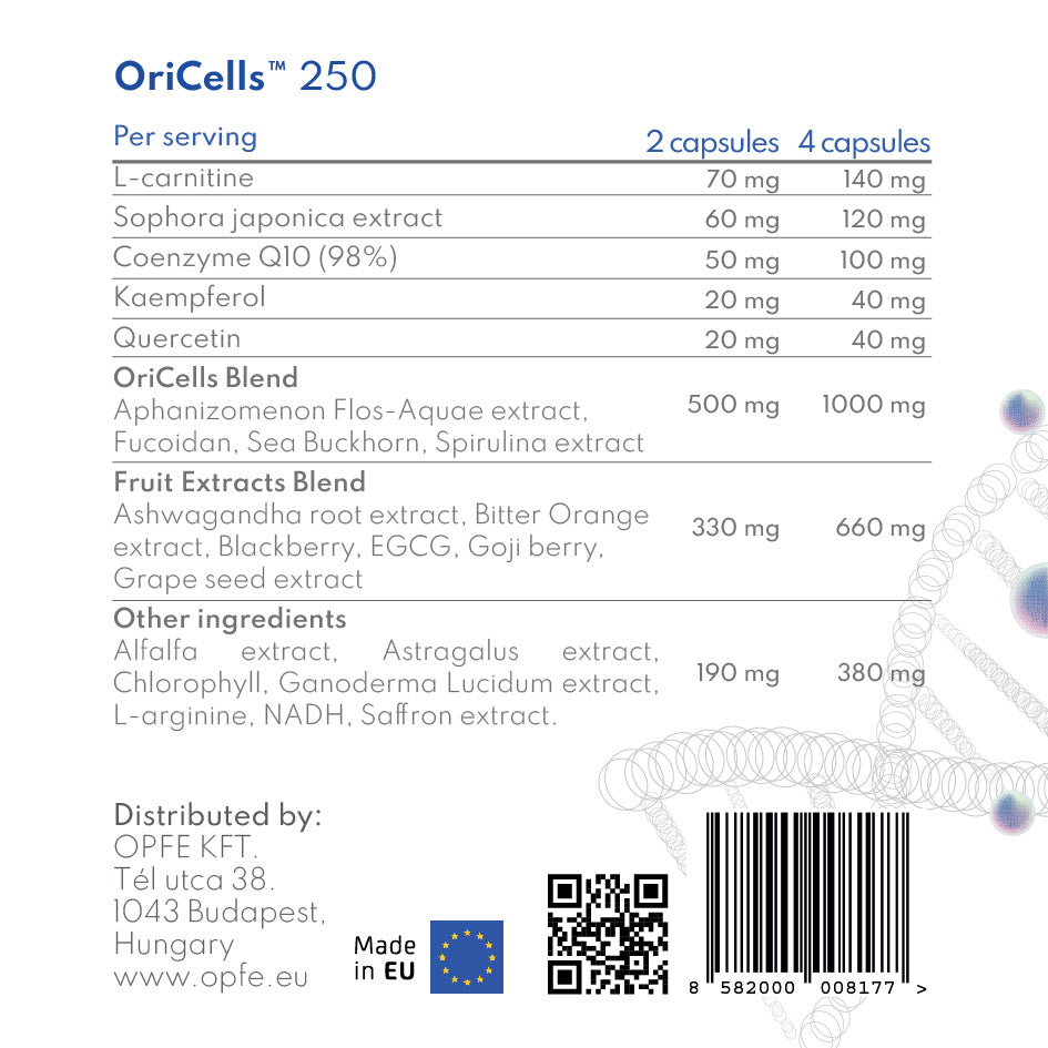 OriCells 250 – zmes OriCells (doplnok stravy OPFE)