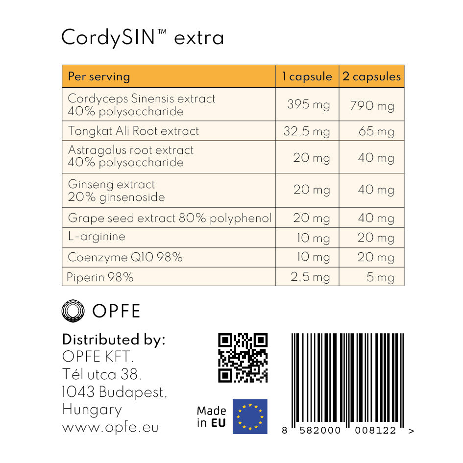 CordySIN extra - Cordyceps Sinensis (OPFE doplnok stravy)