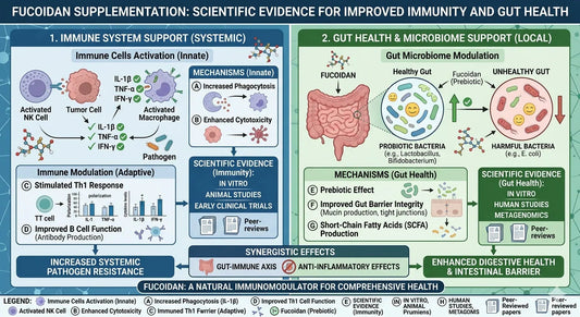 Fucoidan Supplementation Improves Immunity and Gut Health: Scientific Evidence
