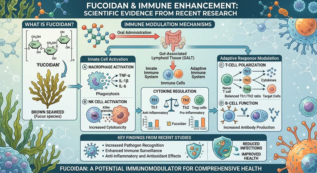 Fucoidan and Immune Enhancement: Scientific Evidence from Recent Research