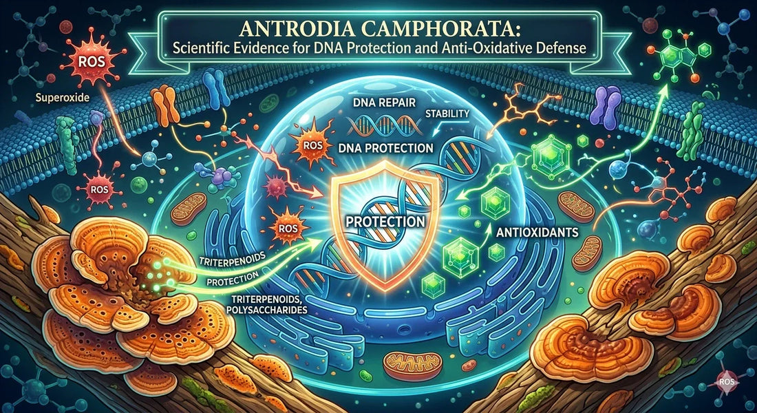 Antrodia camphorata: Scientific Evidence for DNA Protection and Anti-Oxidative Defense