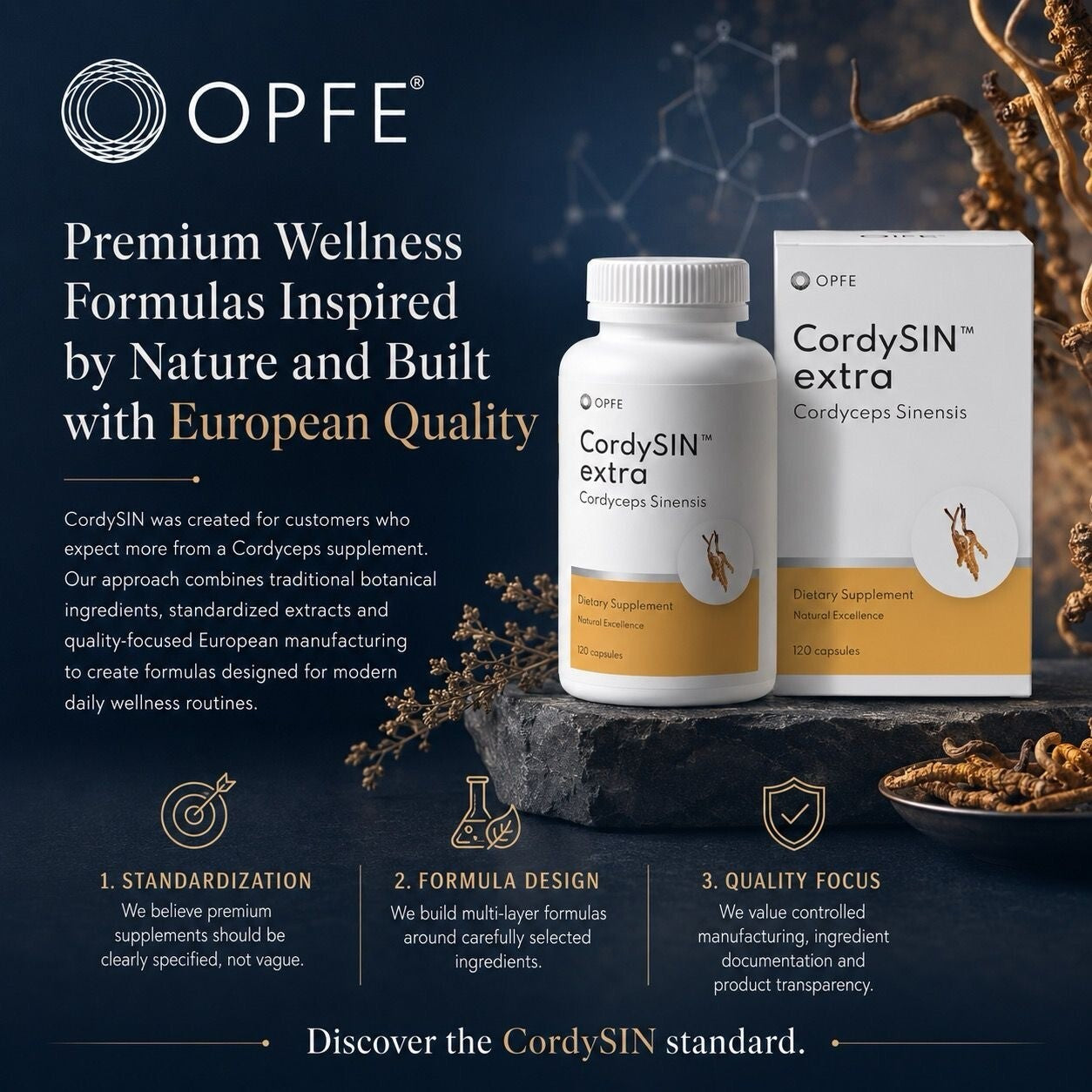 CordySIN extra, Cordyceps Sinensis (OPFE étrend-kiegészítő)