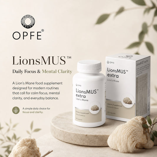 LionsMUS extra, Oroszlánsörény gomba (OPFE étrend-kiegészítő)