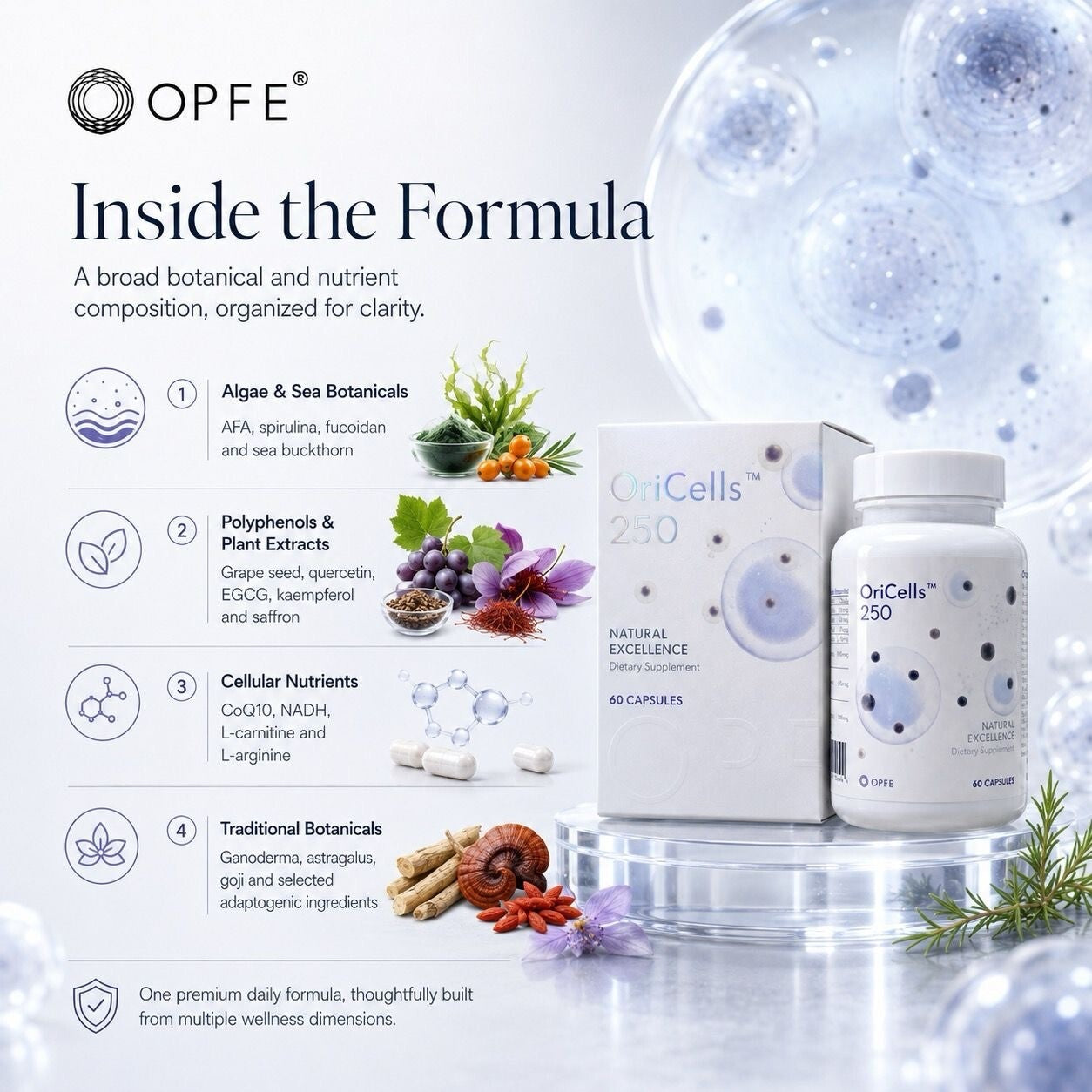 OriCells 250, OriCells Blend (OPFE étrend-kiegészítő)