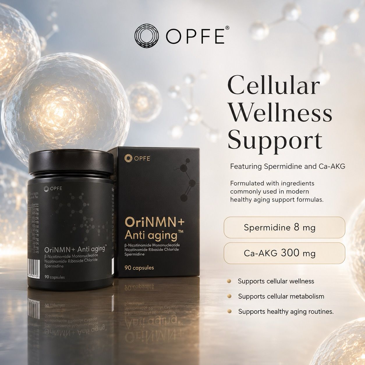OriNMN+ Anti-aging, EU-ban gyártva (OPFE étrend-kiegészítő)