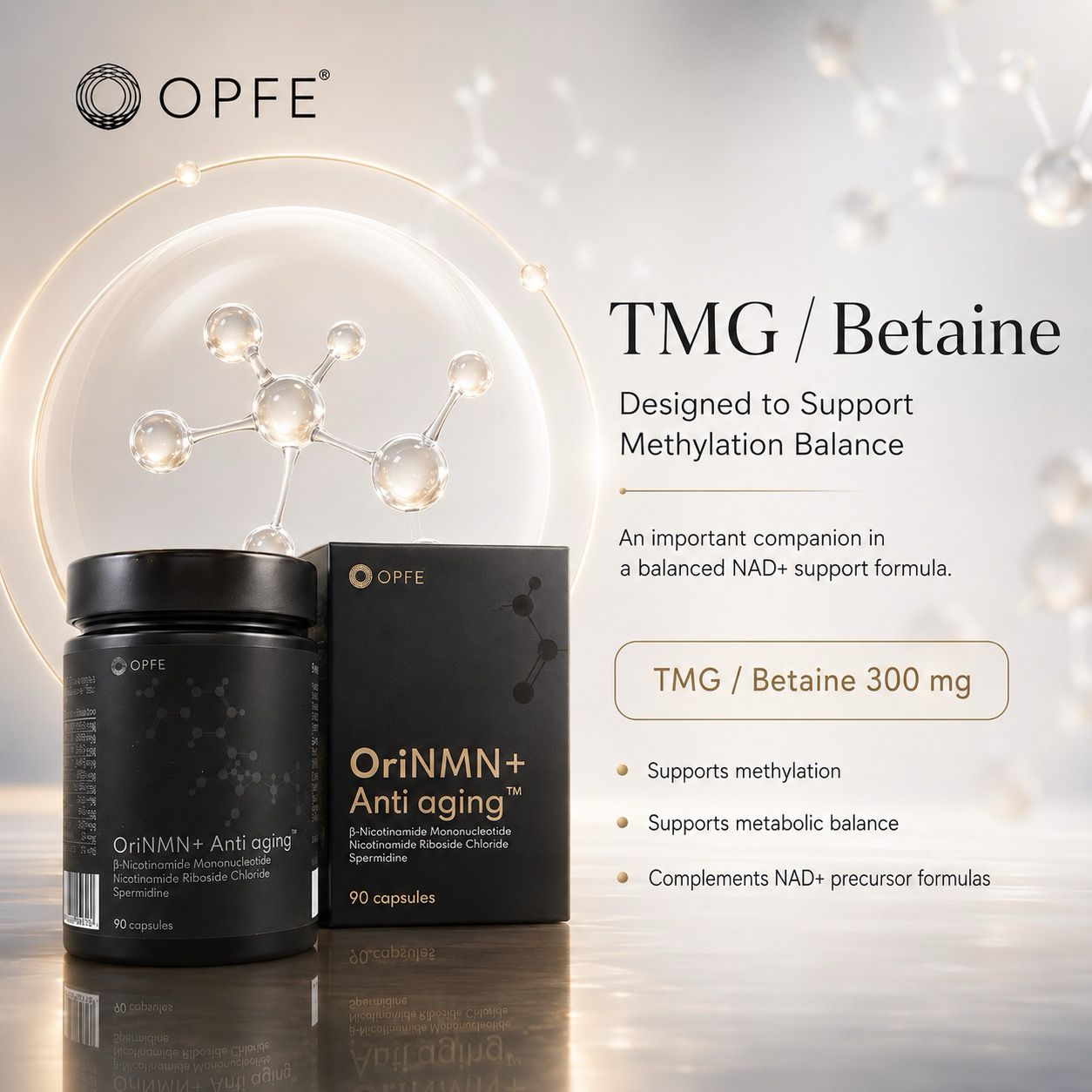 OriNMN+ Anti-aging, EU-ban gyártva (OPFE étrend-kiegészítő)