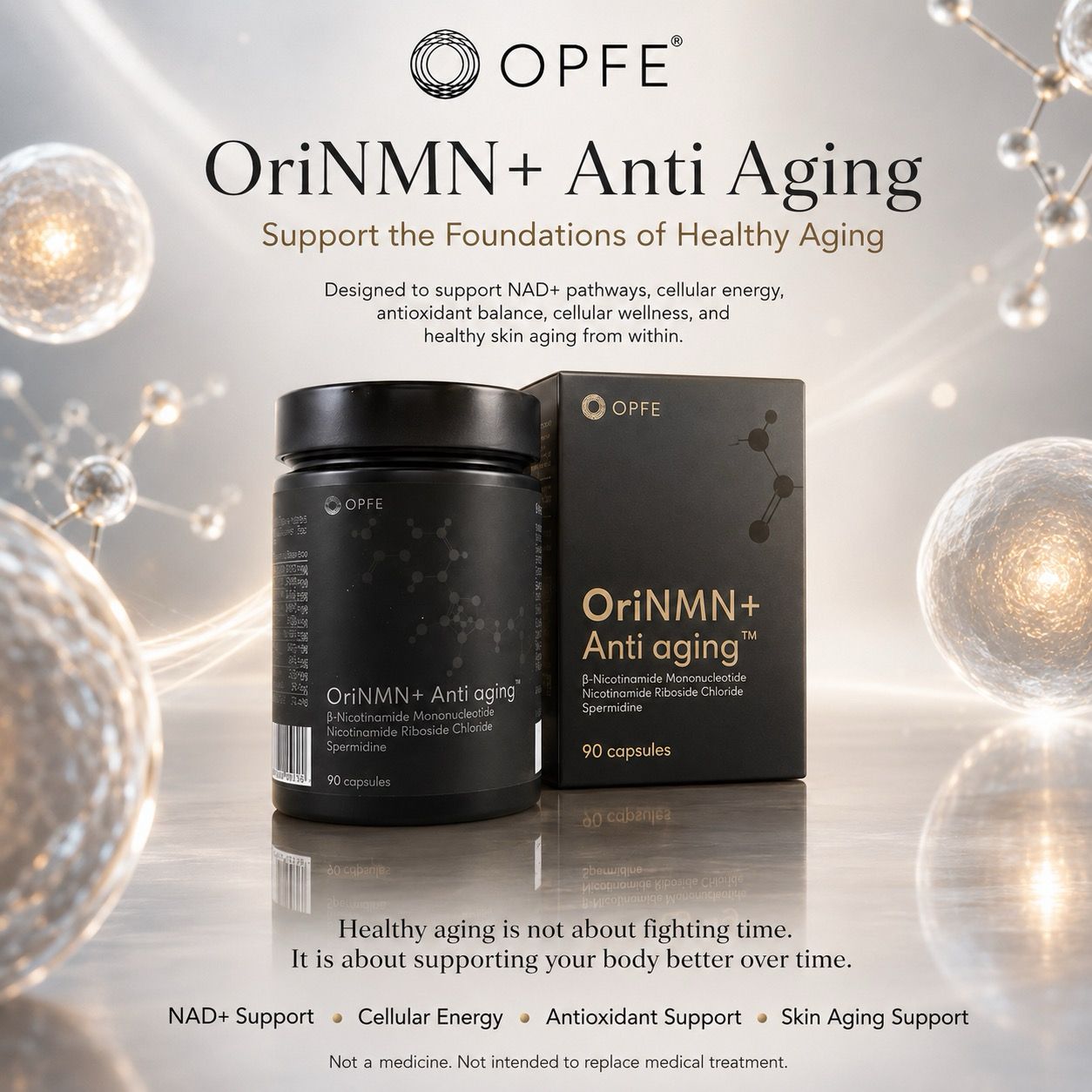 OriNMN+ Anti-aging, EU-ban gyártva (OPFE étrend-kiegészítő)