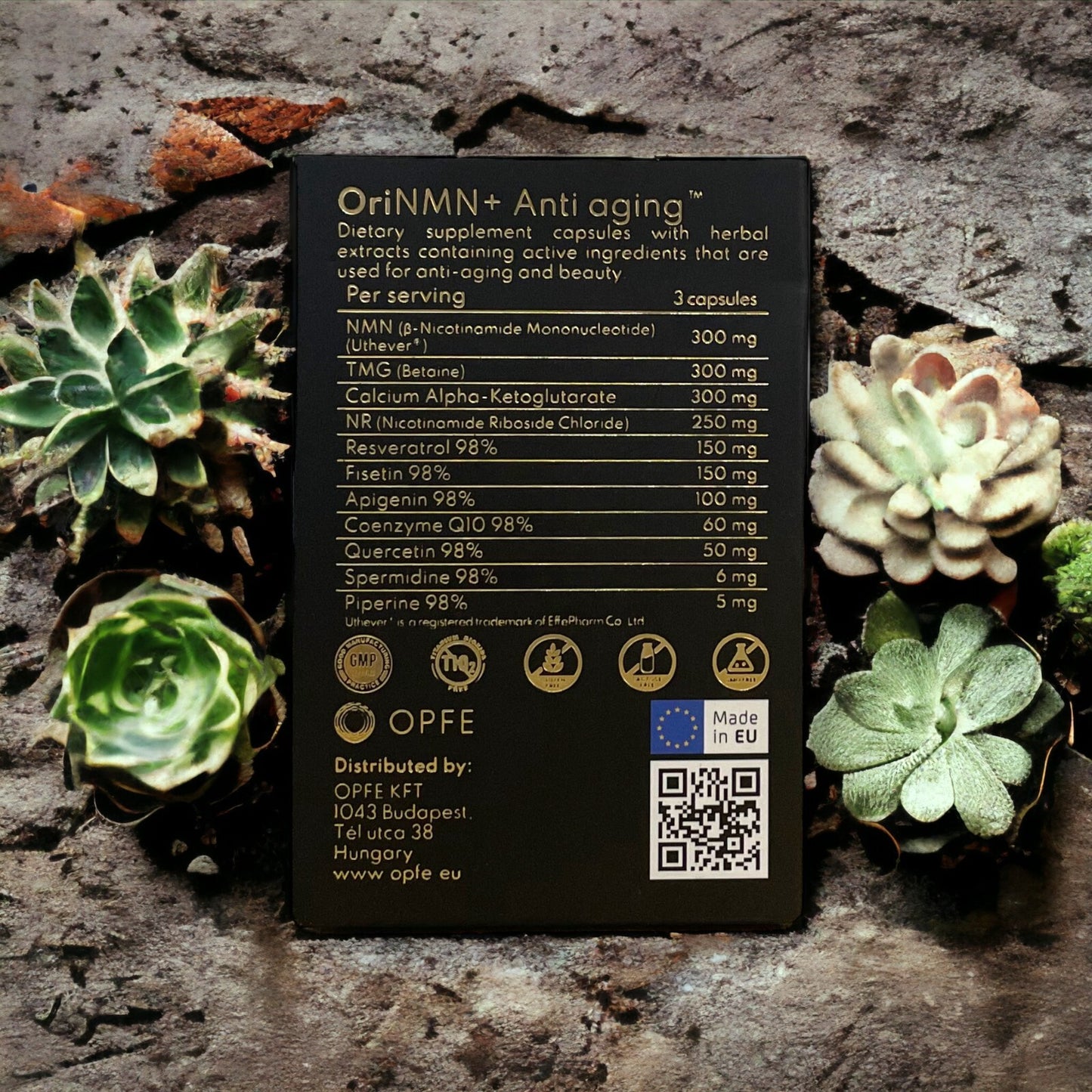 OriNMN+ Anti-aging, EU-ban gyártva (OPFE étrend-kiegészítő)