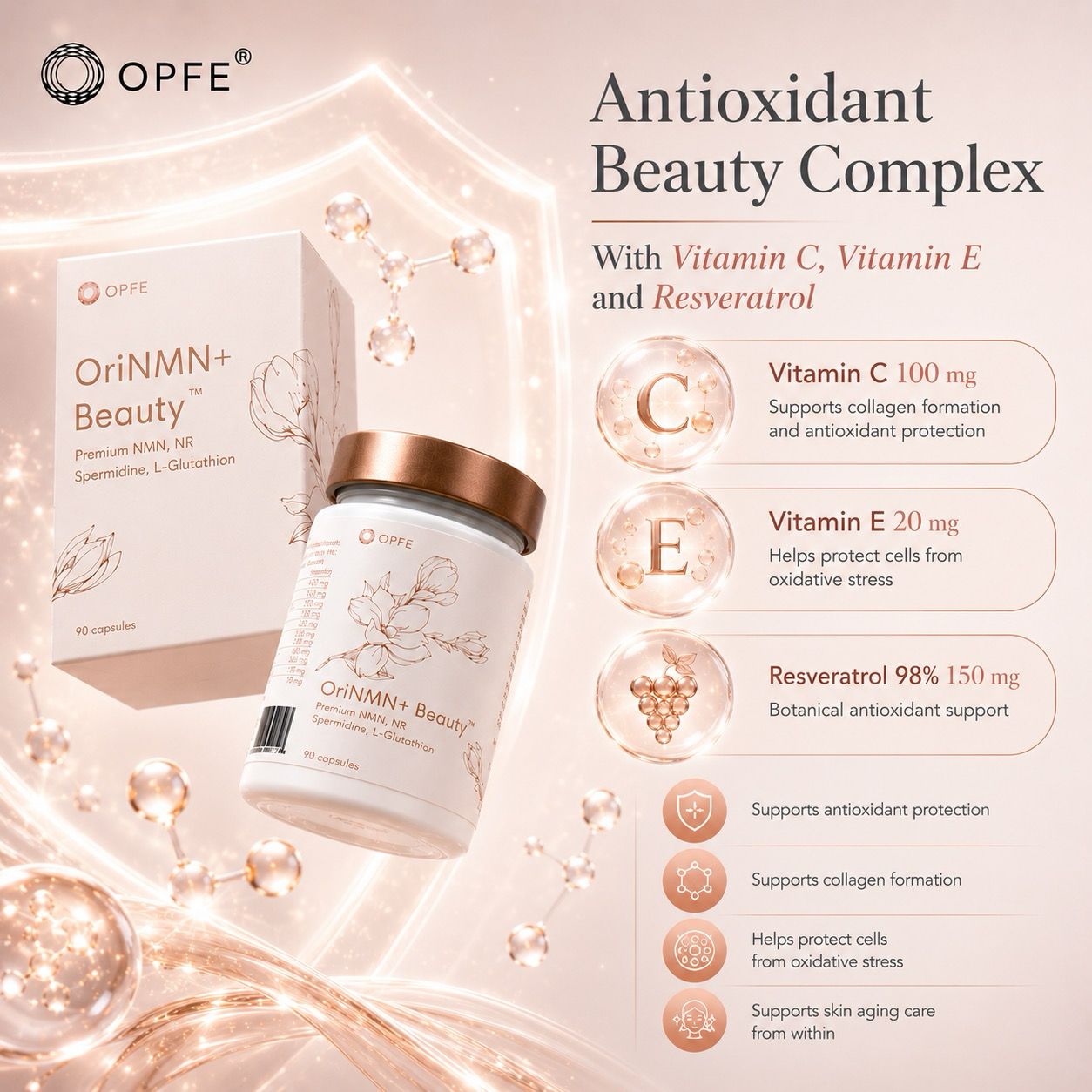 OriNMN+ Beauty, EU-ban gyártva (OPFE étrend-kiegészítő)