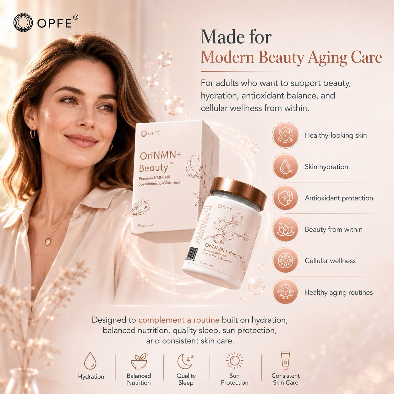 OriNMN+ Beauty, EU-ban gyártva (OPFE étrend-kiegészítő)