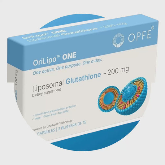 OriLipo™ ONE Liposzómás Glutation 200mg, 100% természetes gyógynövények